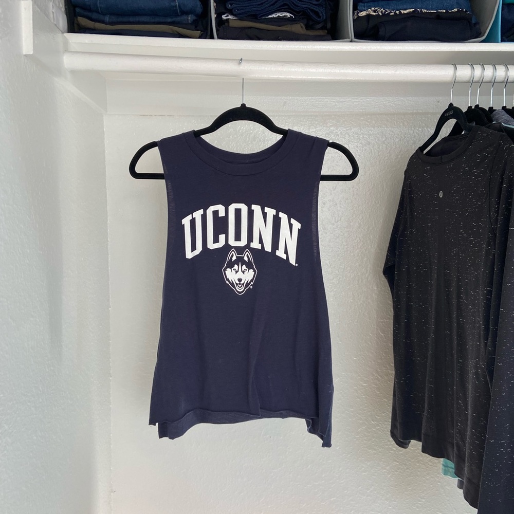 UConn x Redshirt Cut Off Tank